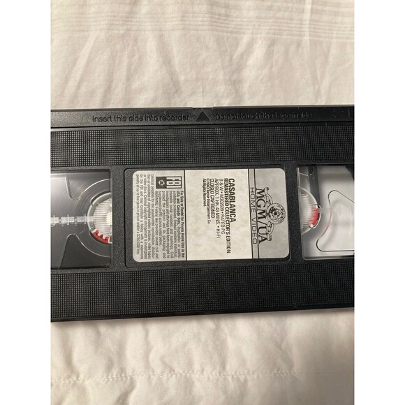 Casablanca VHS BLACK & WHITE Movie HUMPHREY BOGART Remastered Collectors Edition - Picture 10 of 10